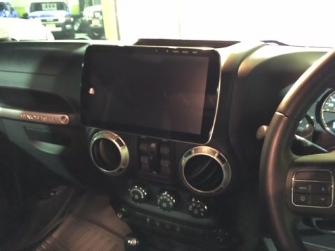 JEEP　ジープ　ラングラー　サハラ　SAHARA　ナビ　９インチナビ　フローティング　フレックスドリーム　flexdream
